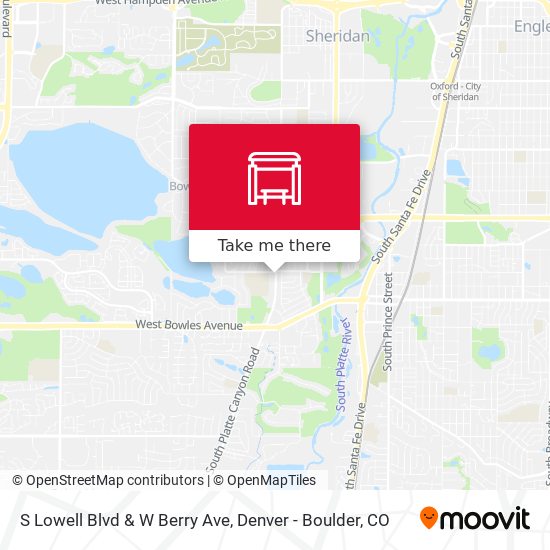S Lowell Blvd & W Berry Ave map