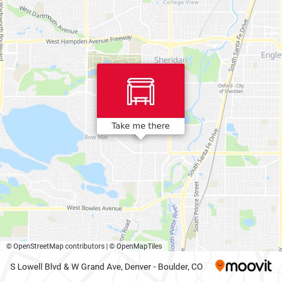 S Lowell Blvd & W Grand Ave map