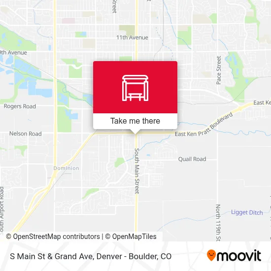 S Main St & Grand Ave map