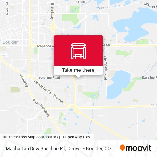 Manhattan Dr & Baseline Rd map
