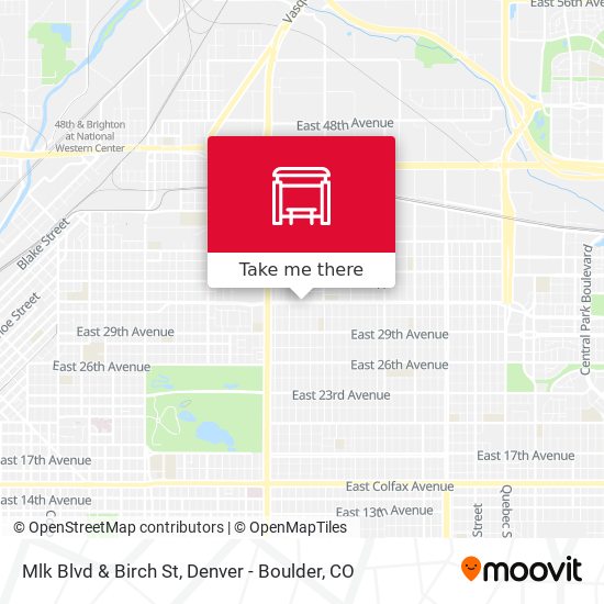 Mlk Blvd & Birch St map