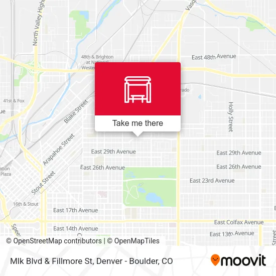 Mapa de Mlk Blvd & Fillmore St