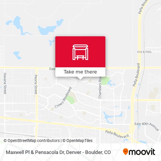 Maxwell Pl & Pensacola Dr map