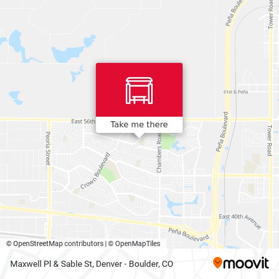 Maxwell Pl & Sable St map