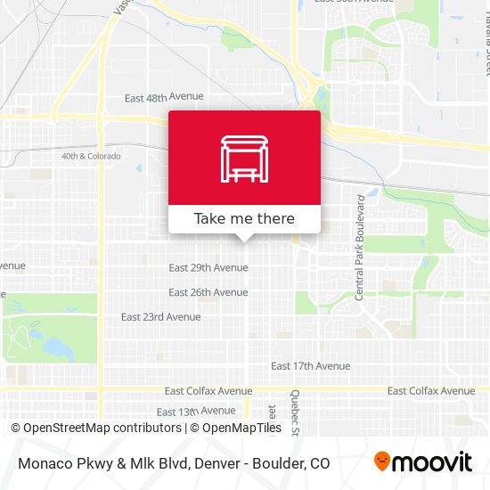 Monaco Pkwy & Mlk Blvd map