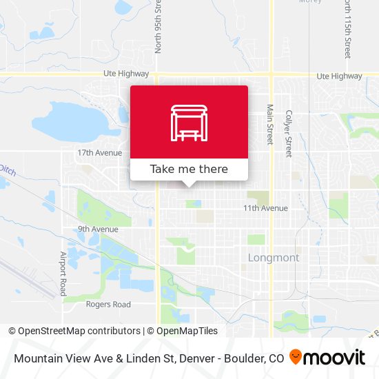 Mountain View Ave & Linden St map