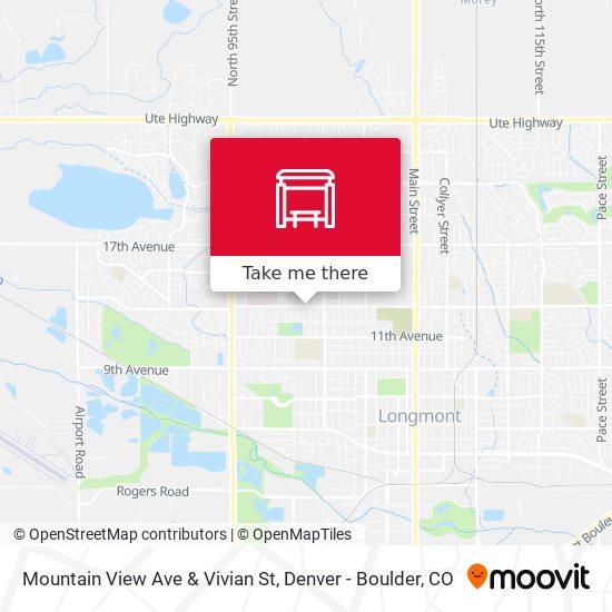 Mountain View Ave & Vivian St map