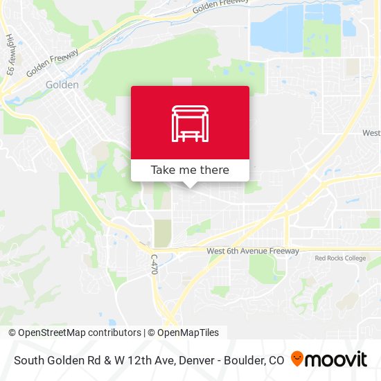 South Golden Rd & W 12th Ave map