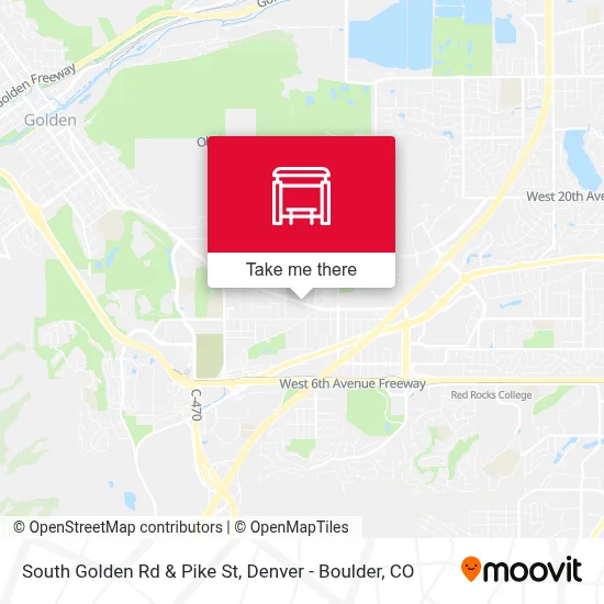 South Golden Rd & Pike St map