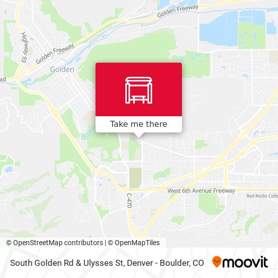South Golden Rd & Ulysses St map