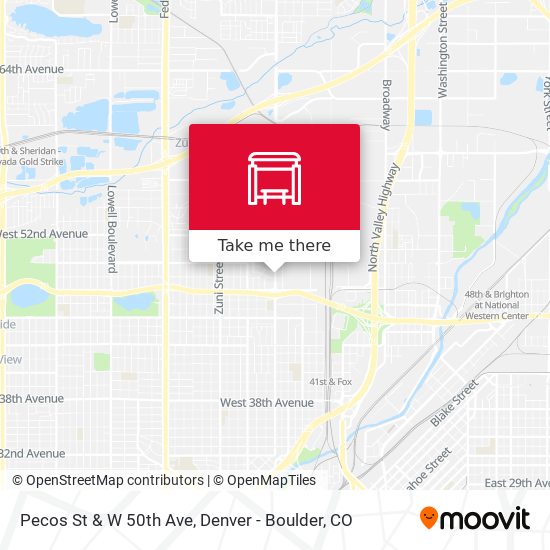 Pecos St & W 50th Ave map