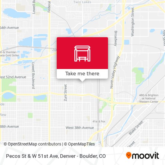 Pecos St & W 51st Ave map