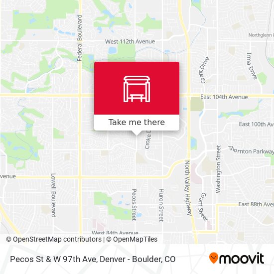 Pecos St & W 97th Ave map