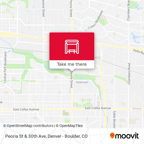 Peoria St & 30th Ave map