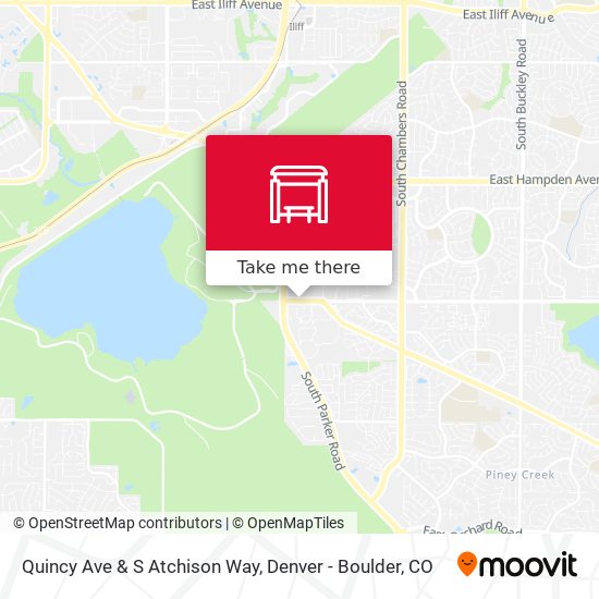 Quincy Ave & S Atchison Way map