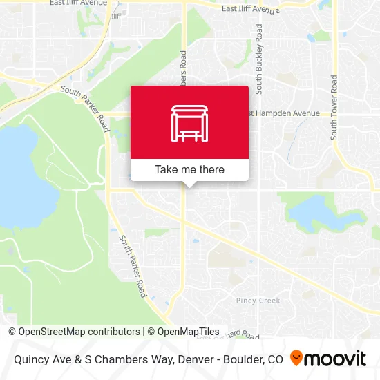 Quincy Ave & S Chambers Way map