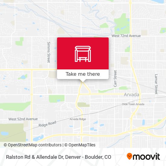 Ralston Rd & Allendale Dr map