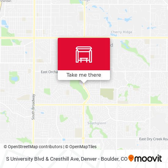 S University Blvd & Cresthill Ave map