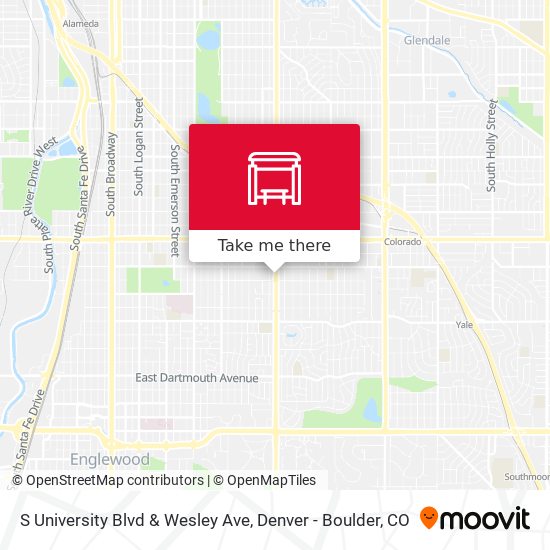 S University Blvd & Wesley Ave map