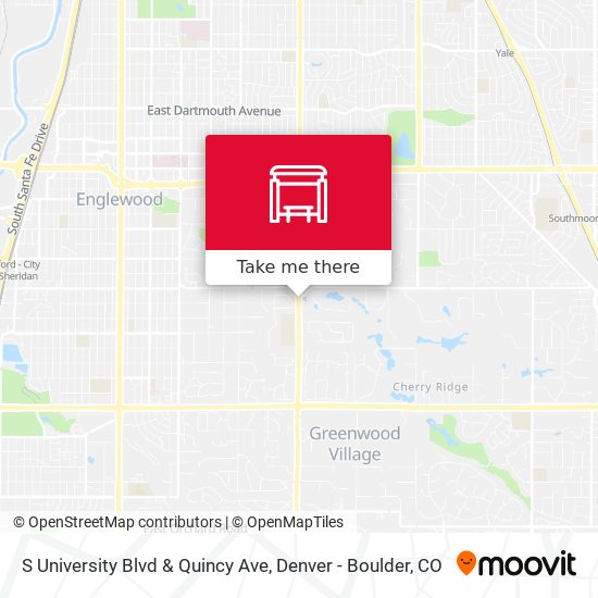 S University Blvd & Quincy Ave map