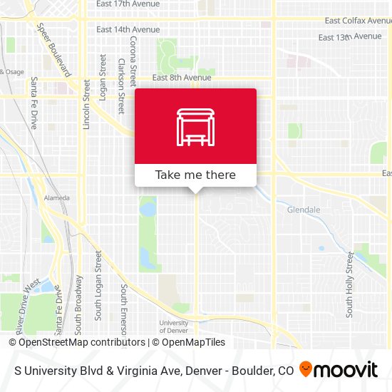 S University Blvd & Virginia Ave map