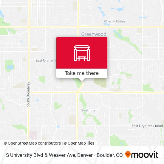 S University Blvd & Weaver Ave map