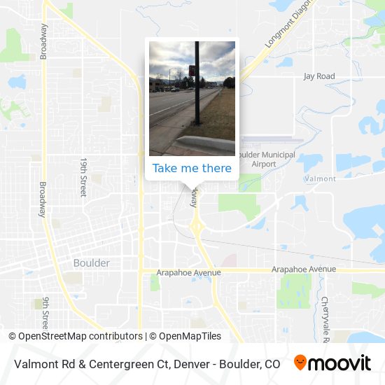 Valmont Rd & Centergreen Ct map