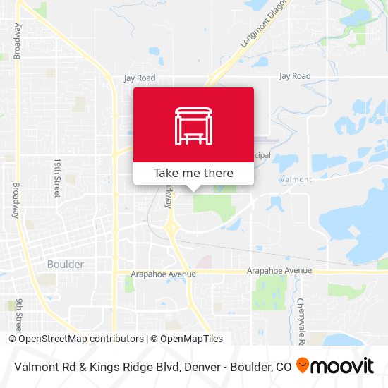 Valmont Rd & Kings Ridge Blvd map