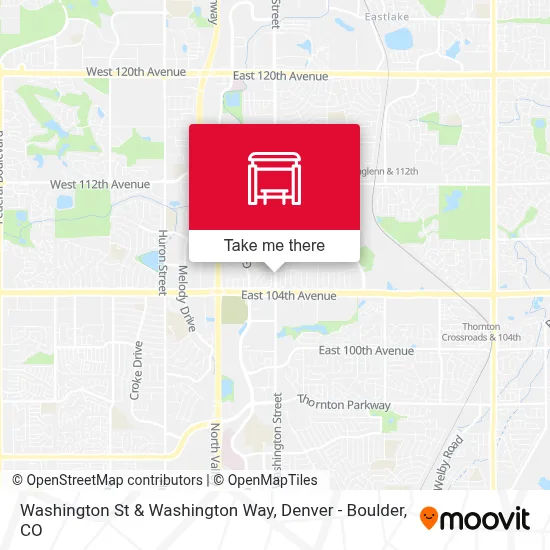 Washington St & Washington Way map