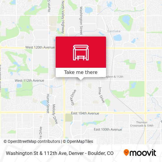 Washington St & 112th Ave map