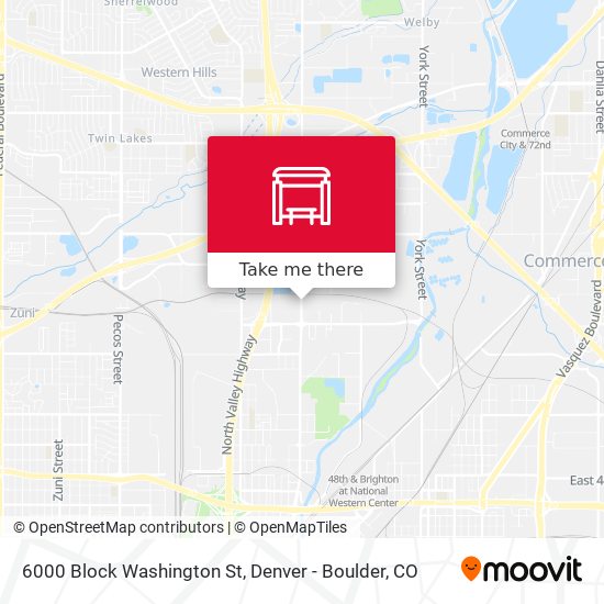 6000 Block Washington St map