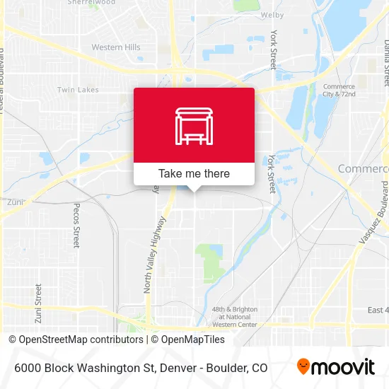 6000 Block Washington St map