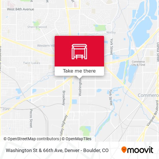 Washington St & 66th Ave map