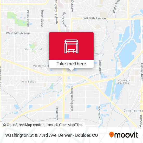 Washington St & 73rd Ave map