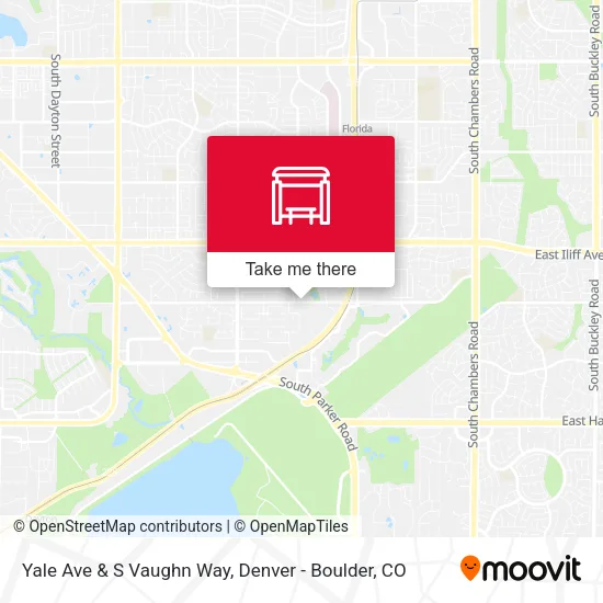 Mapa de Yale Ave & S Vaughn Way