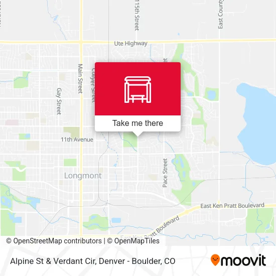 Alpine St & Verdant Cir map