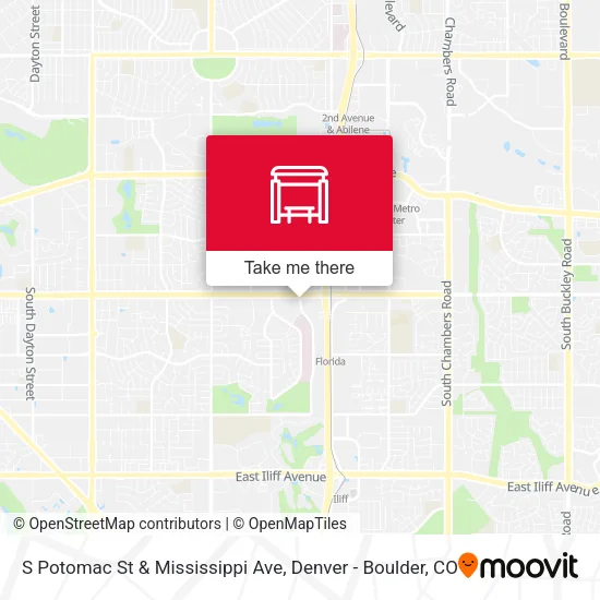 Mapa de S Potomac St & Mississippi Ave