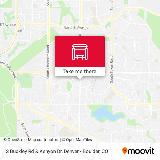 S Buckley Rd & Kenyon Dr map