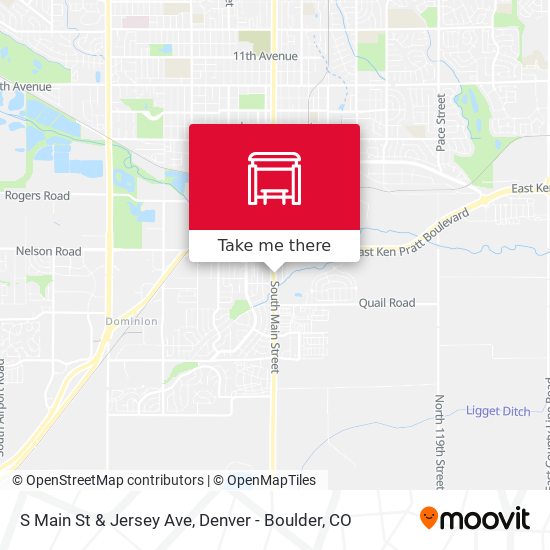 S Main St & Jersey Ave map