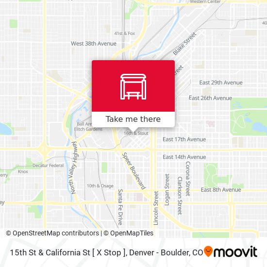 15th St & California St [ X Stop ] map