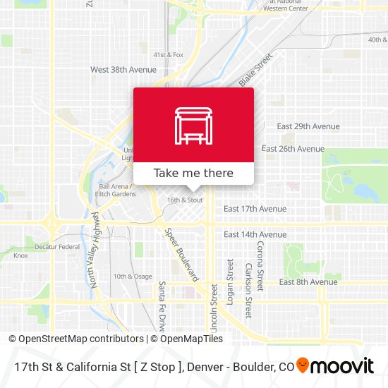 Mapa de 17th St & California St [ Z Stop ]