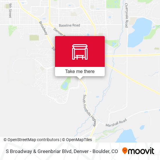 S Broadway & Greenbriar Blvd map