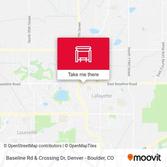 Baseline Rd & Crossing Dr map