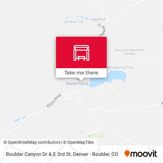 Boulder Canyon Dr & E 3rd St map