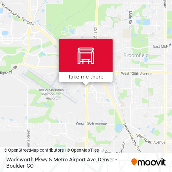 Wadsworth Pkwy & Metro Airport Ave map