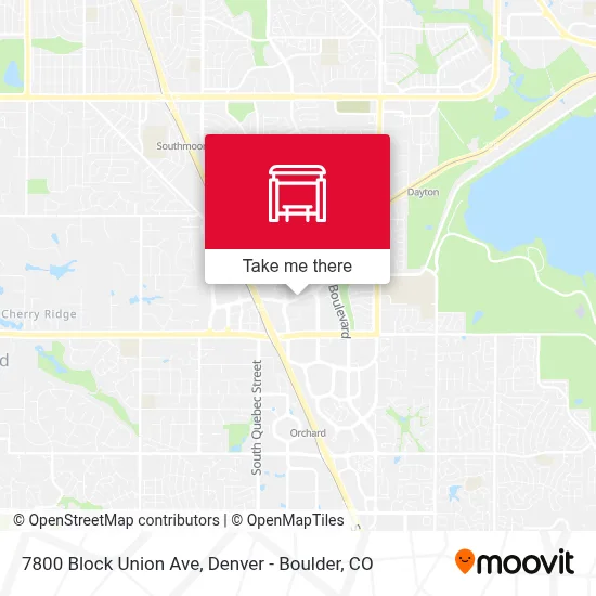 7800 Block Union Ave map