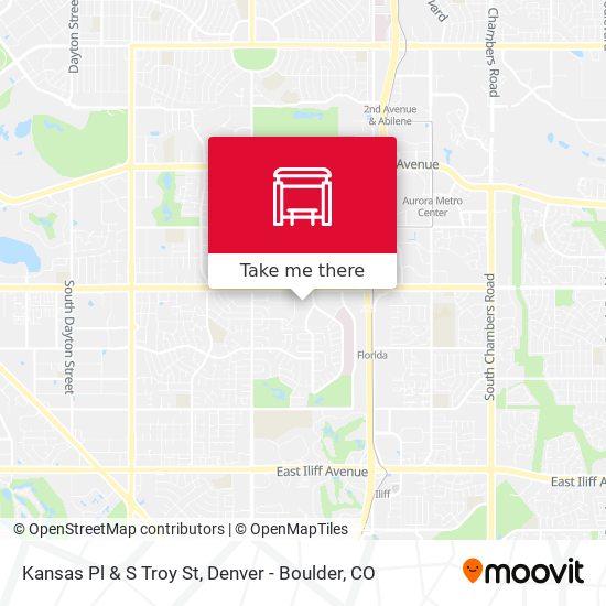 Kansas Pl & S Troy St map