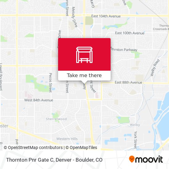 Thornton Pnr Gate C map