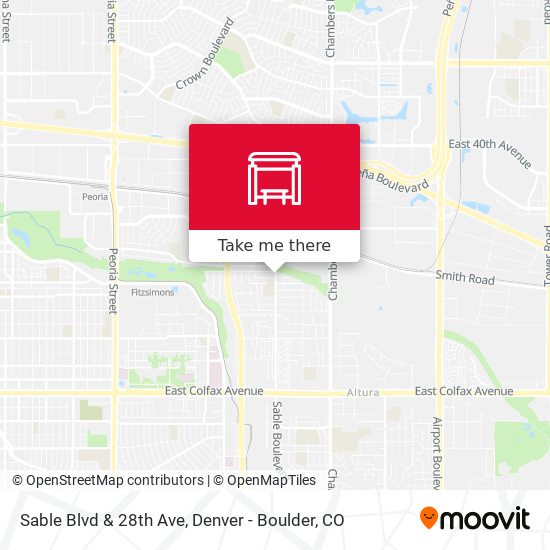 Sable Blvd & 28th Ave map