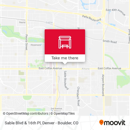 Sable Blvd & 16th Pl map